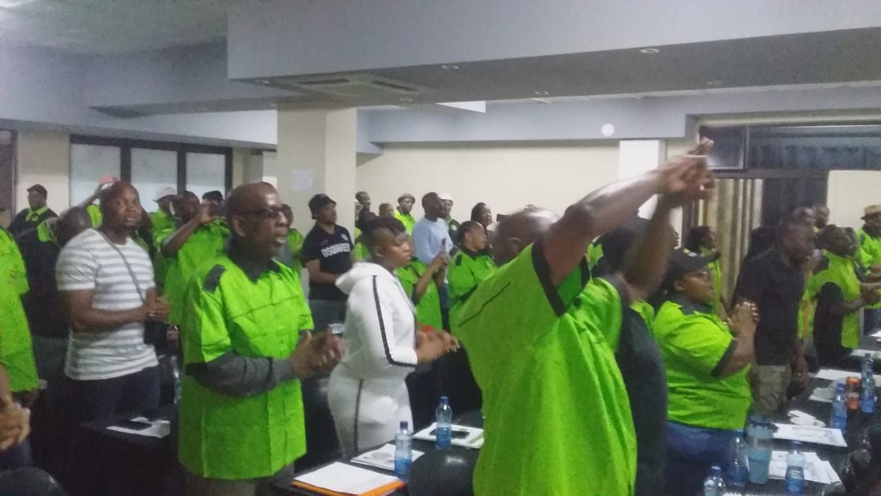 NUFBWSAW members gathered in a meeting