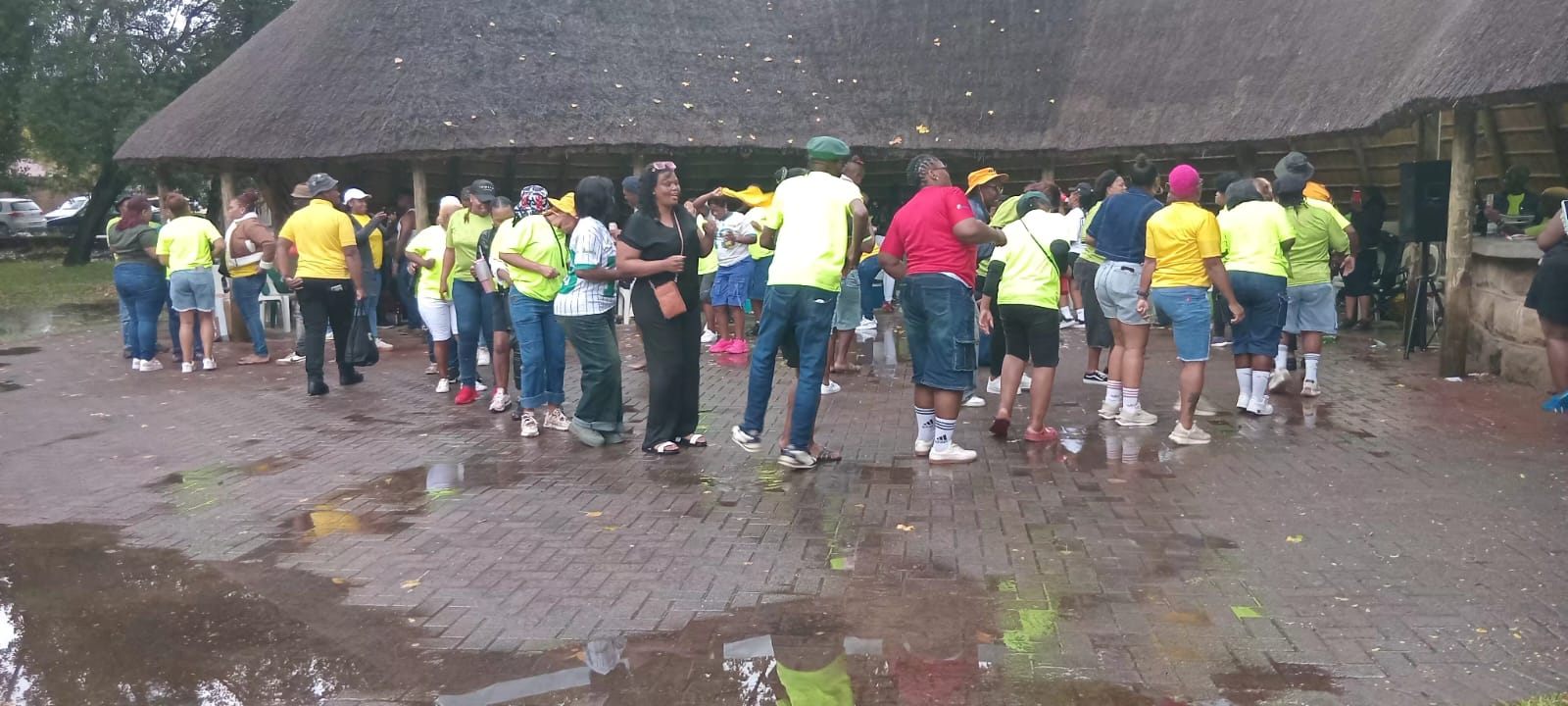 NUFBWSAW members networking at an outdoor event